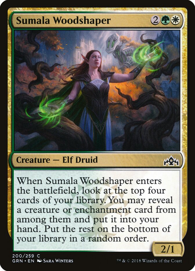 Sumala Woodshaper · Guilds of Ravnica (GRN) #200