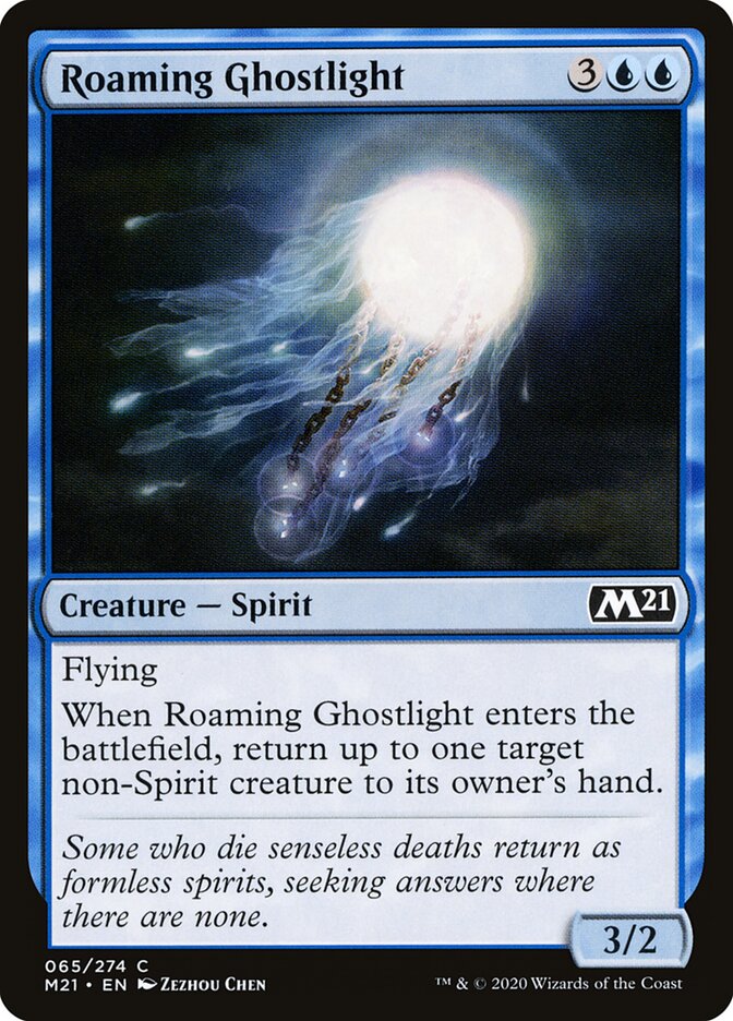 Roaming Ghostlight · Core Set 2021 (M21) #65