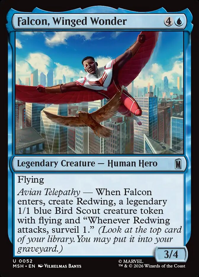 Falcon, Winged Wonder · Marvel Super Heroes (MSH) #52