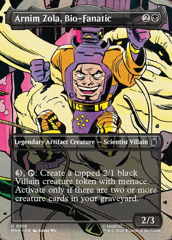 Arnim Zola, Bio-Fanatic · Marvel Super Heroes (MSH) #319