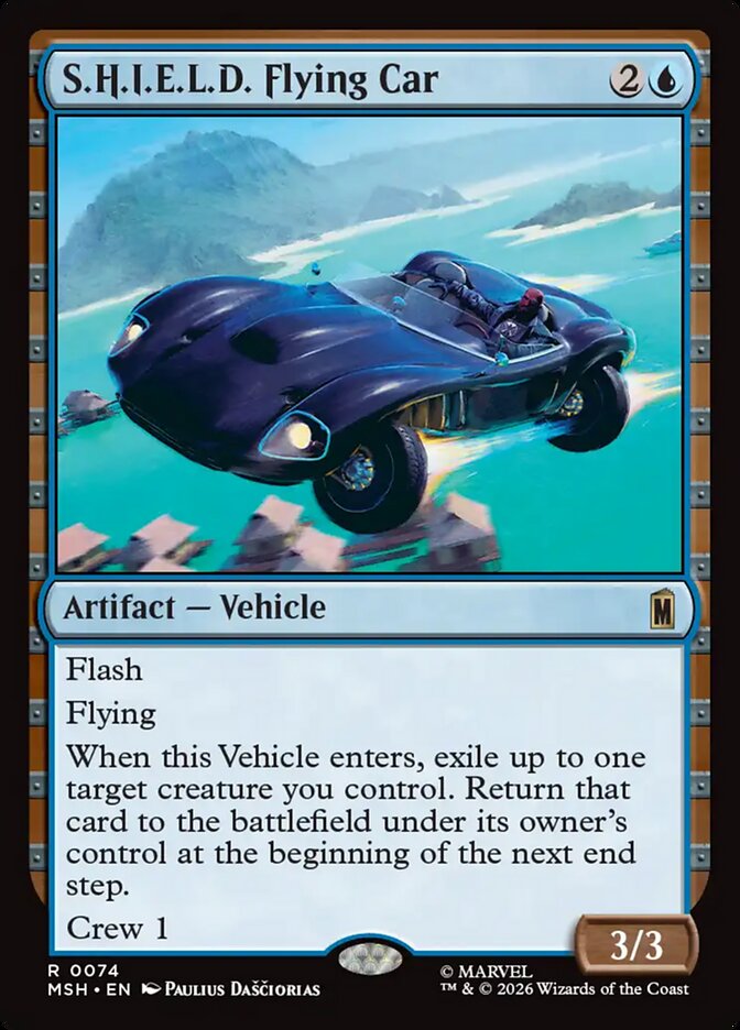 S.H.I.E.L.D. Flying Car · Marvel Super Heroes (MSH) #74