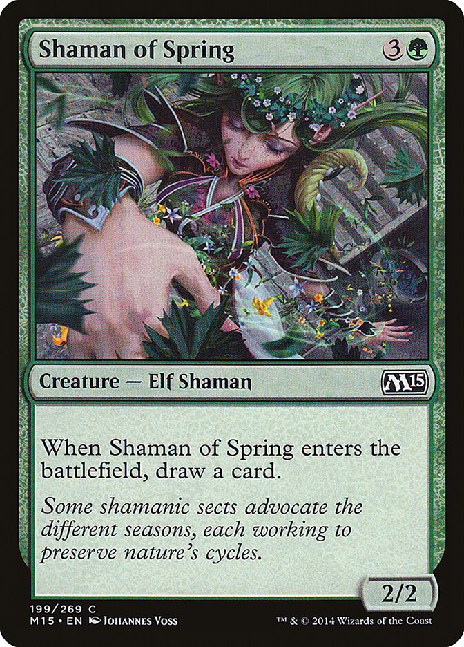 Shaman of Spring · Magic 2015 (M15) #199