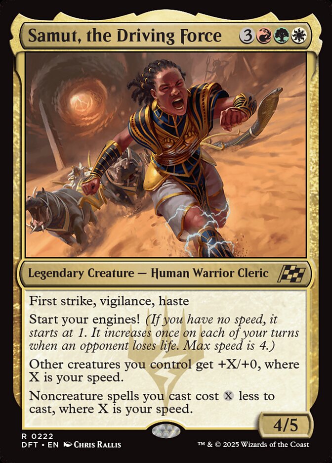 Samut, the Driving Force · Aetherdrift (DFT) #222