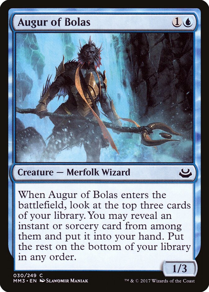 Augur of Bolas · Modern Masters 2017 (MM3) #30