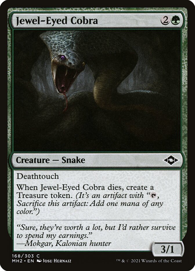Jewel-Eyed Cobra · Modern Horizons 2 (MH2) #168