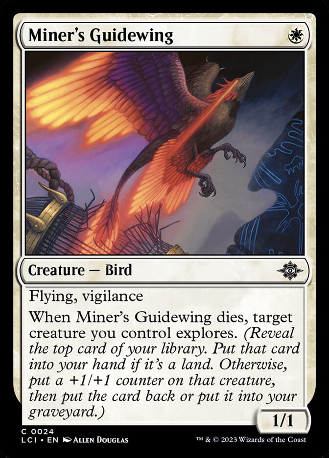 Miner's Guidewing · The Lost Caverns of Ixalan (LCI) #24