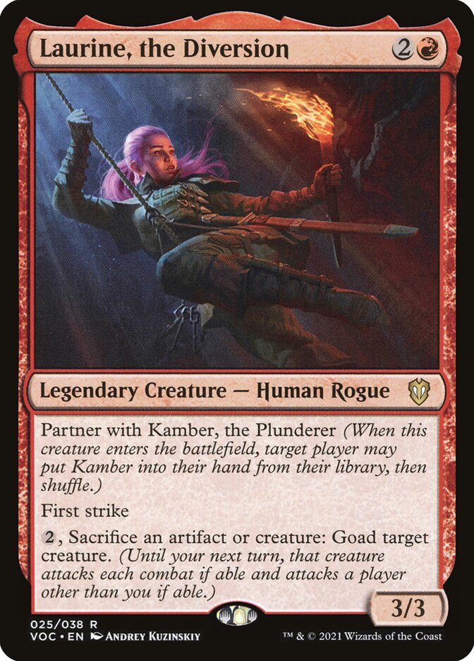 Laurine, the Diversion · Crimson Vow Commander (VOC) #25