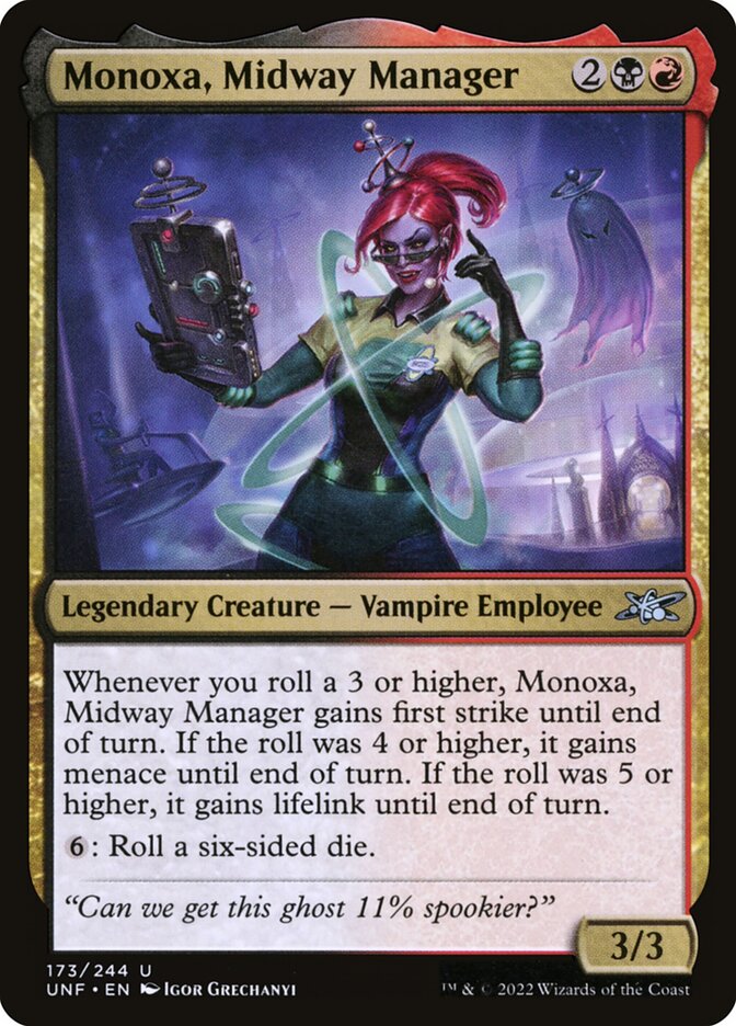 Monoxa, Midway Manager · Unfinity (UNF) #173