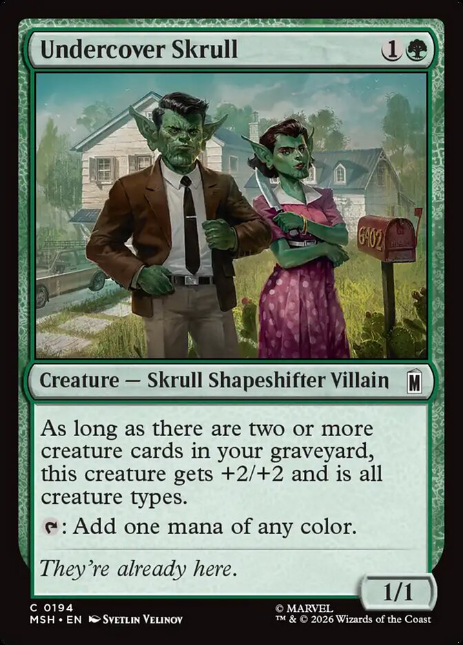 Undercover Skrull · Marvel Super Heroes (MSH) #194