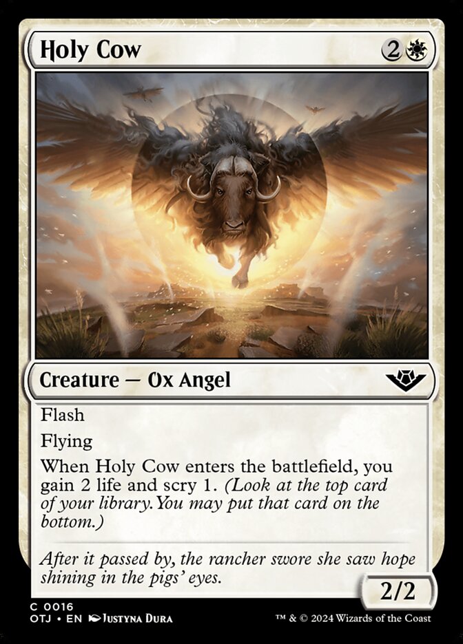 Holy Cow · Outlaws of Thunder Junction (OTJ) #16