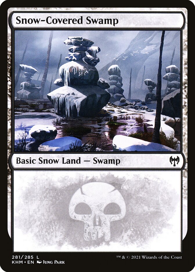 Snow-Covered Swamp · Kaldheim (KHM) #281