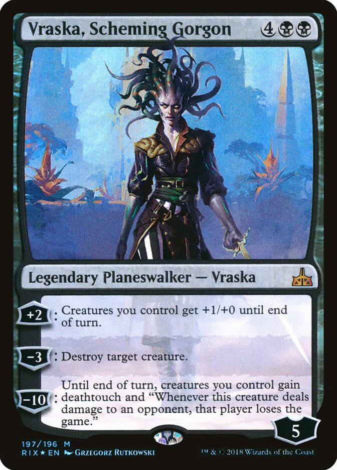 Vraska, Scheming Gorgon · Rivals of Ixalan (RIX) #197
