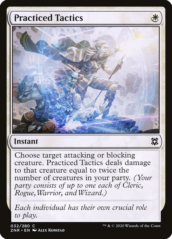 Practiced Tactics · Zendikar Rising (ZNR) #32
