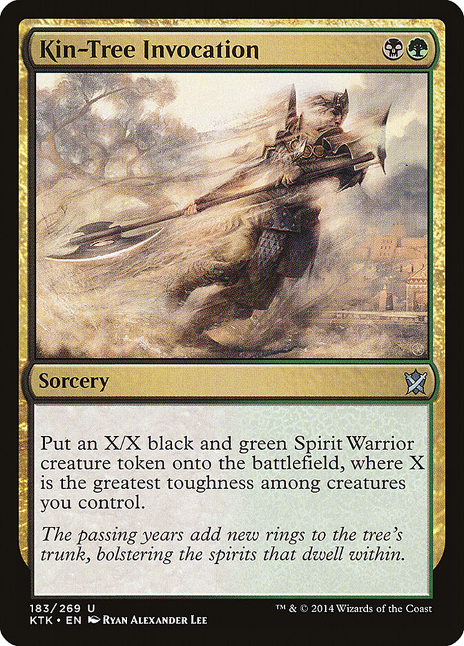 Kin-Tree Invocation · Khans of Tarkir (KTK) #183