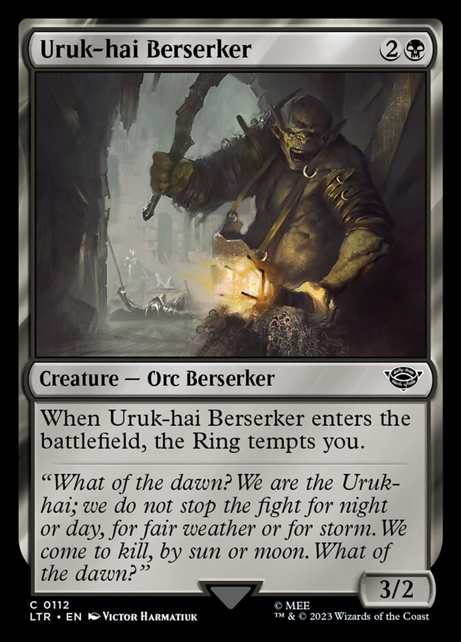 Uruk-hai Berserker · The Lord of the Rings: Tales of Middle-earth (LTR) #112