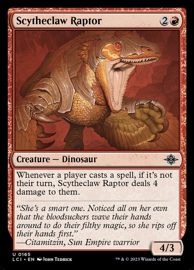 Scytheclaw Raptor · The Lost Caverns of Ixalan (LCI) #165