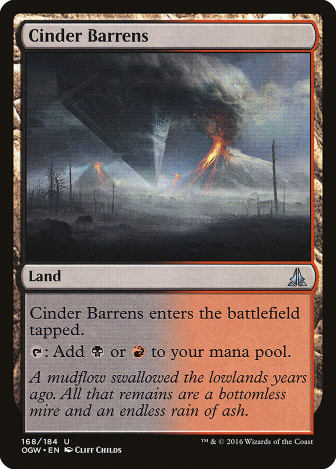 Cinder Barrens · Oath of the Gatewatch (OGW) #168