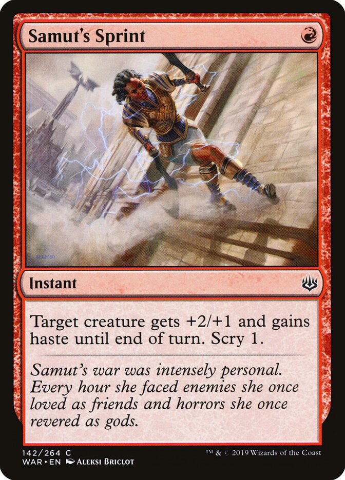 Samut's Sprint · War of the Spark (WAR) #142