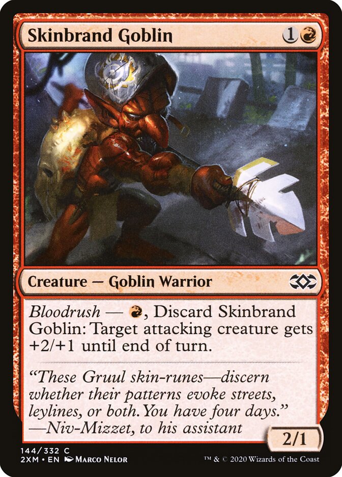 Skinbrand Goblin · Double Masters (2XM) #144