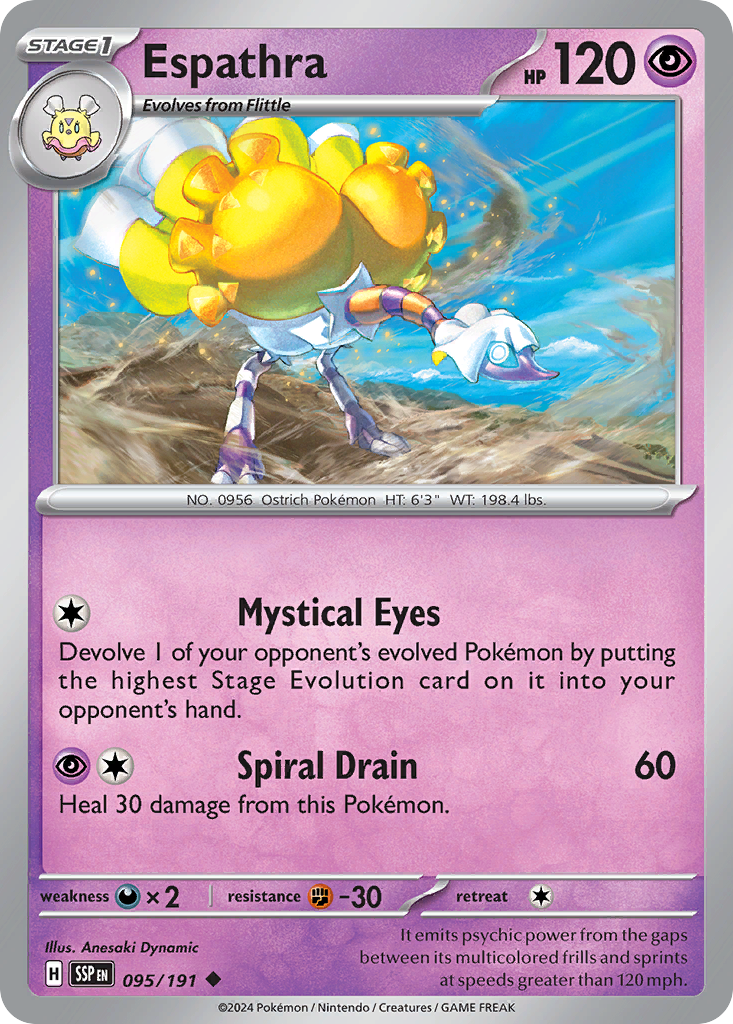 Espathra · Surging Sparks (SV8) #95