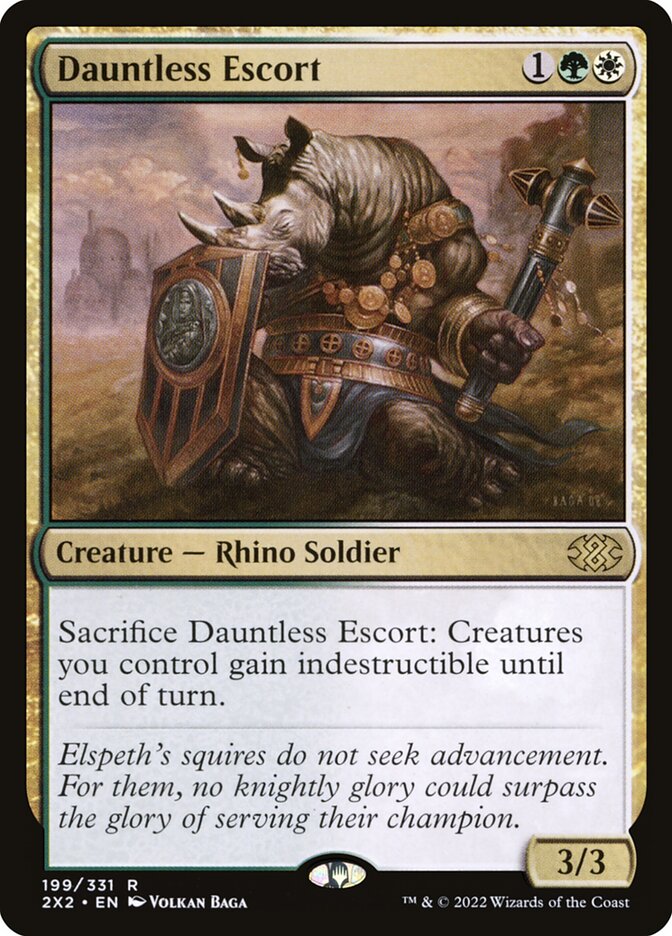 Dauntless Escort · Double Masters 2022 (2X2) #199