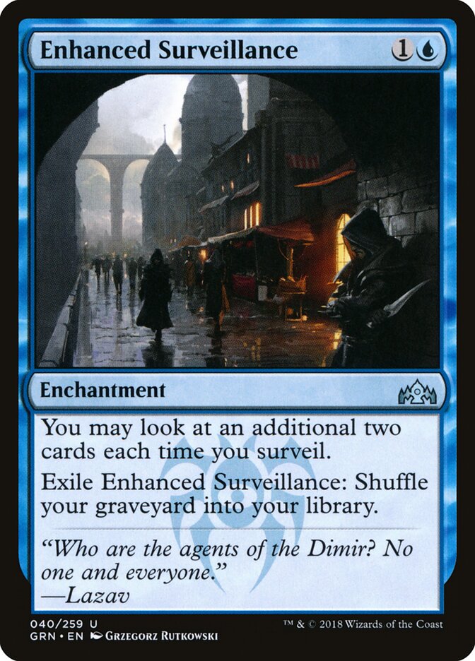 Enhanced Surveillance · Guilds of Ravnica (GRN) #40