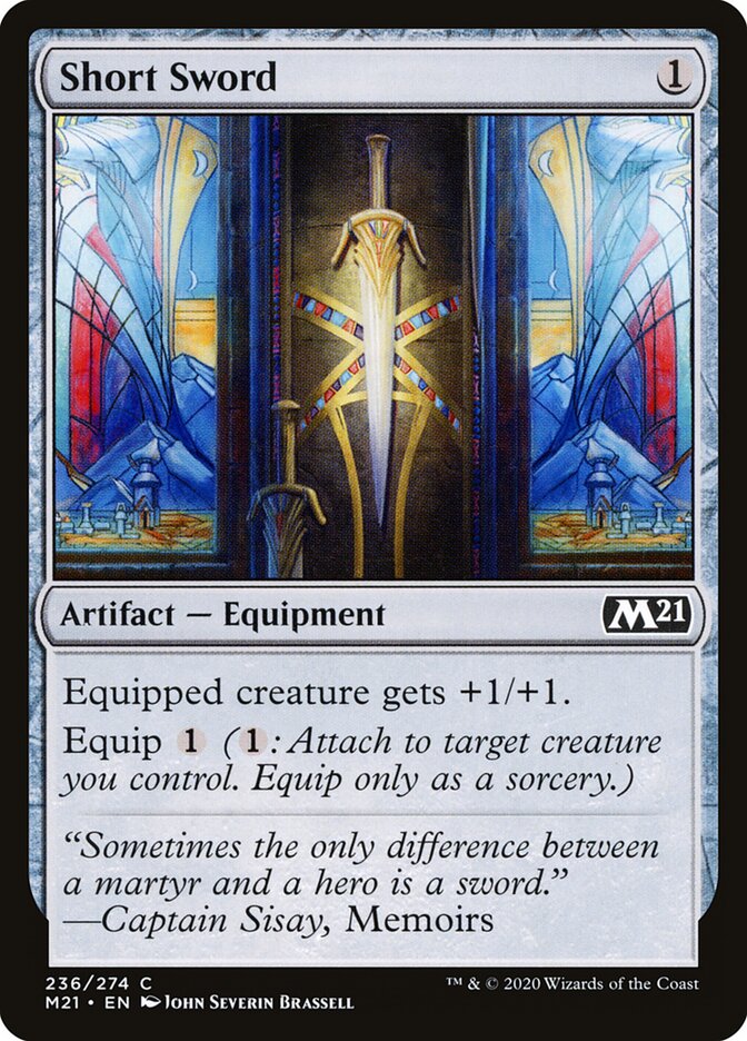 Short Sword · Core Set 2021 (M21) #236