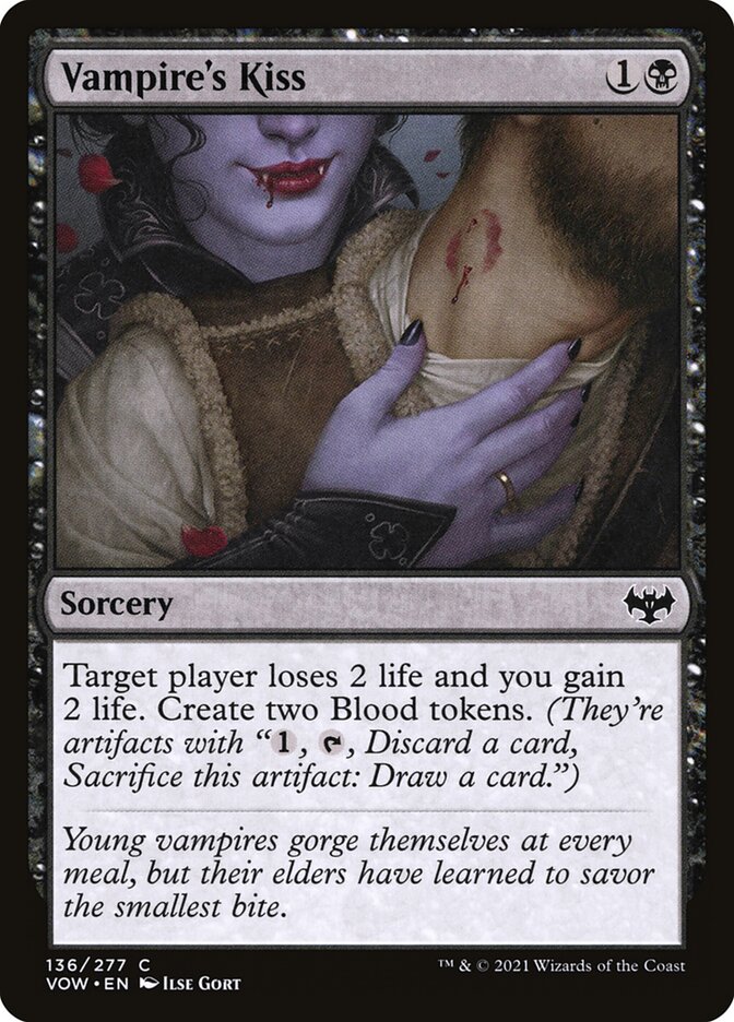 Vampire's Kiss · Innistrad: Crimson Vow (VOW) #136
