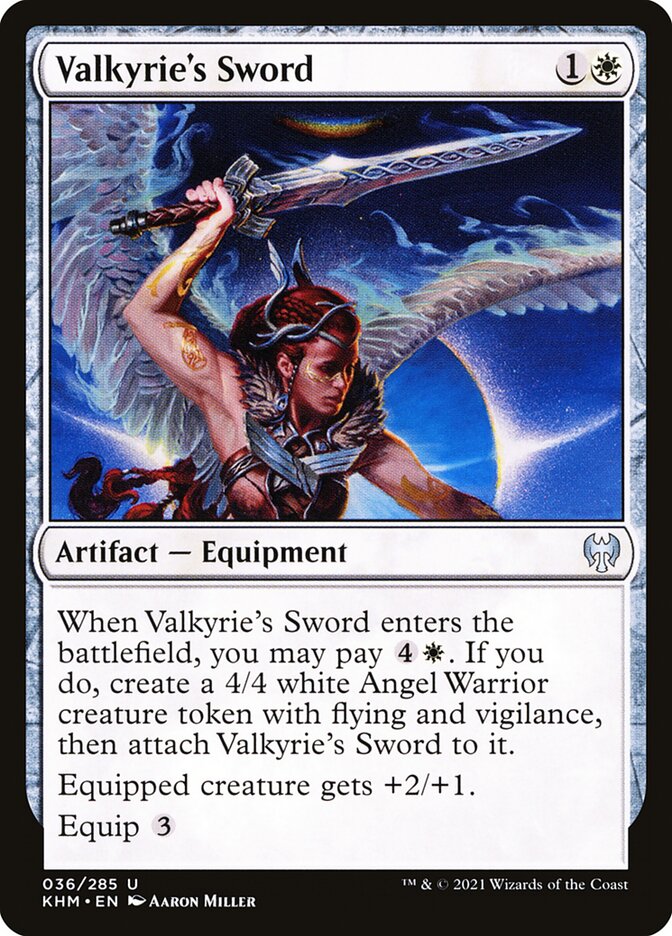Valkyrie's Sword · Kaldheim (KHM) #36