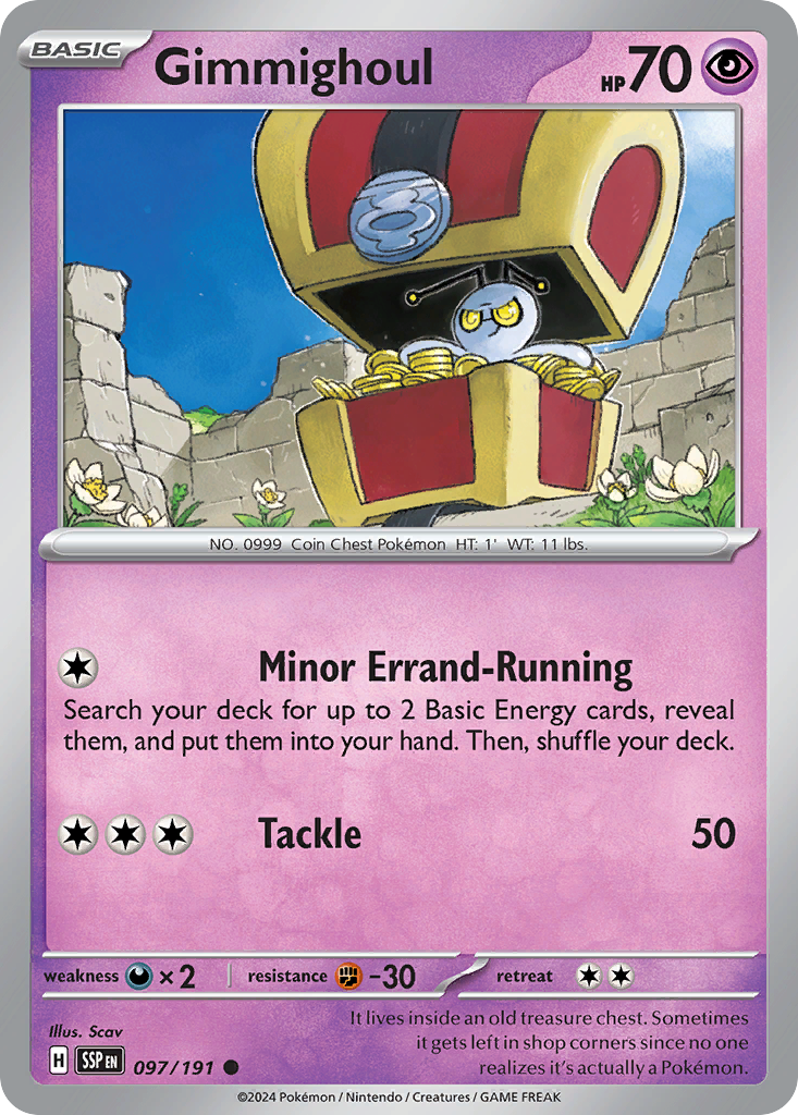 Gimmighoul · Surging Sparks (SV8) #97