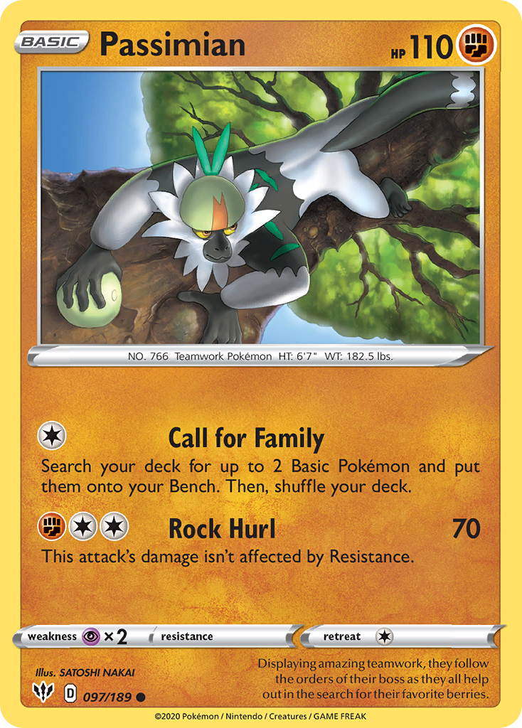 Passimian · Darkness Ablaze (SWSH3) #97