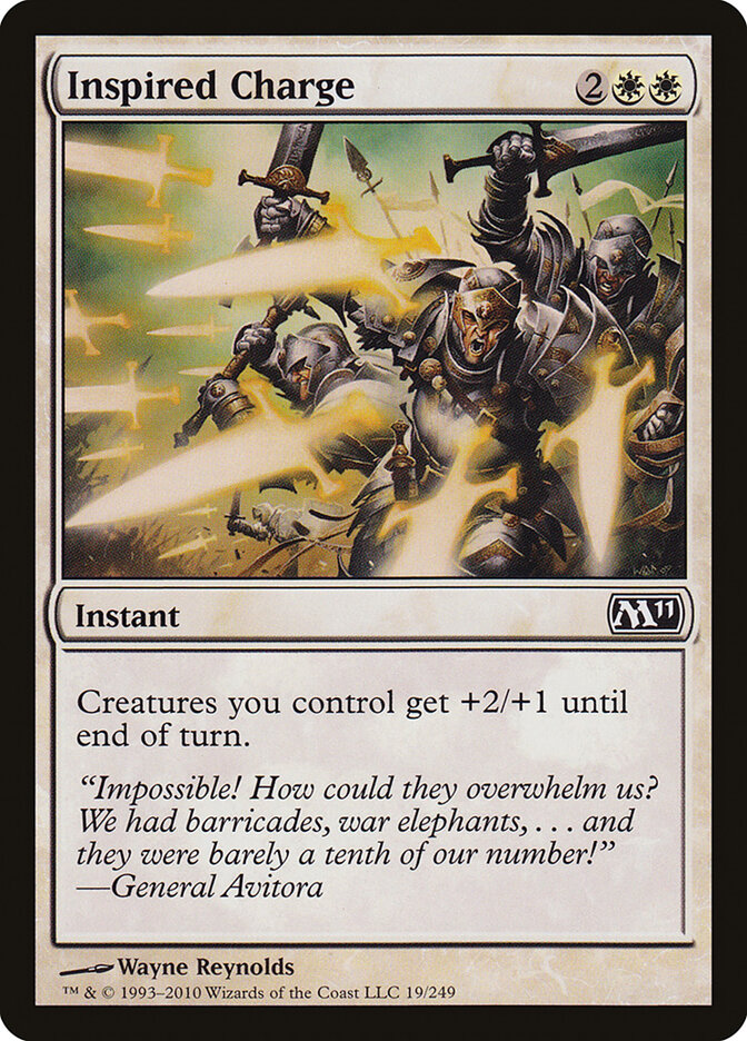 Inspired Charge · Magic 2011 (M11) #19