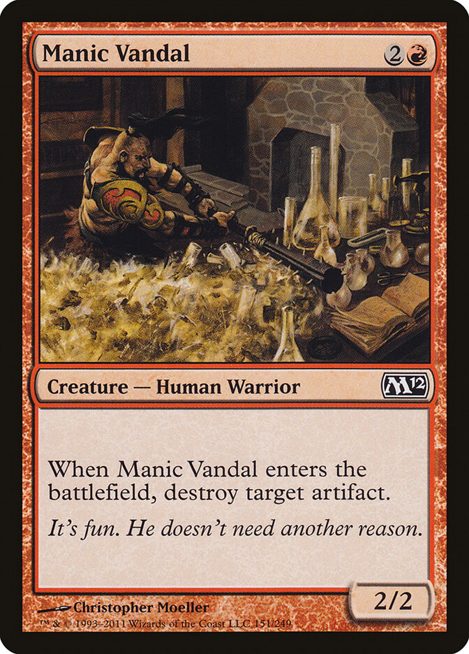 Manic Vandal · Magic 2012 (M12) #151