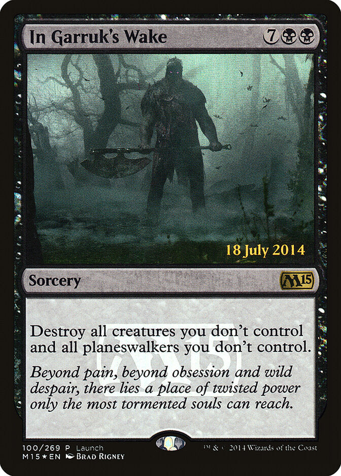 In Garruk's Wake · Magic 2015 Promos (PM15) #100