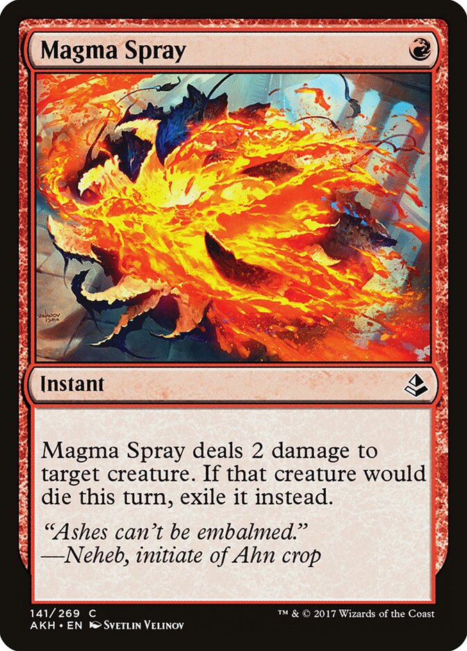 Magma Spray · Amonkhet (AKH) #141