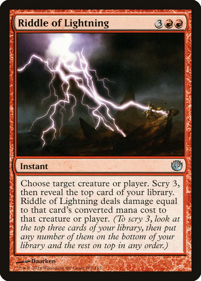 Riddle of Lightning · Journey into Nyx (JOU) #107