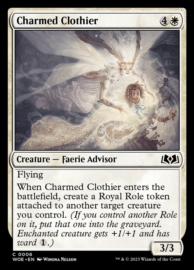 Charmed Clothier · Wilds of Eldraine (WOE) #6