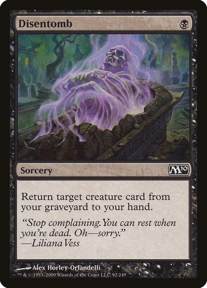 Disentomb · Magic 2010 (M10) #92