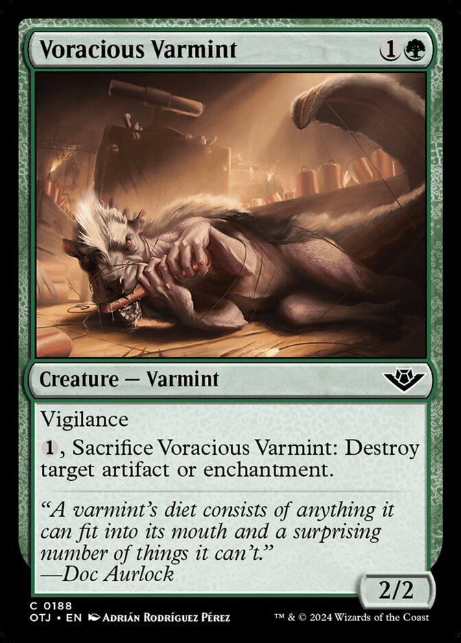Voracious Varmint · Outlaws of Thunder Junction (OTJ) #188