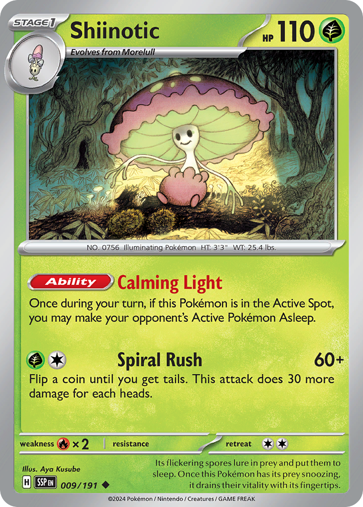 Shiinotic · Surging Sparks (SV8) #9