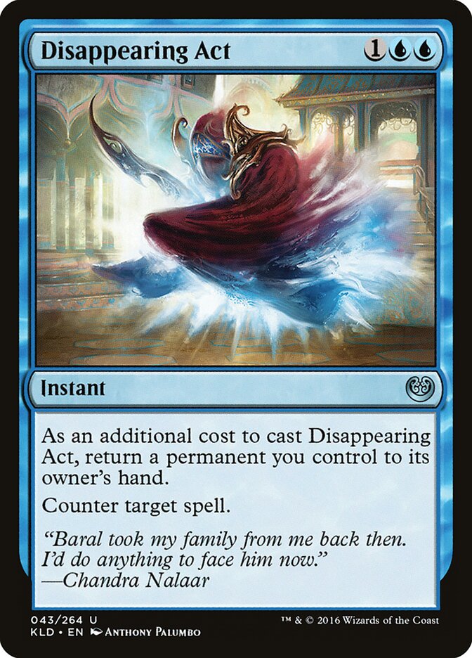 Disappearing Act · Kaladesh (KLD) #43