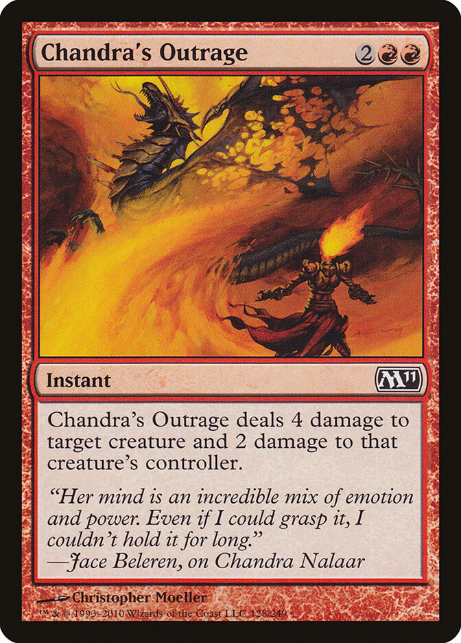 Chandra's Outrage · Magic 2011 (M11) #128