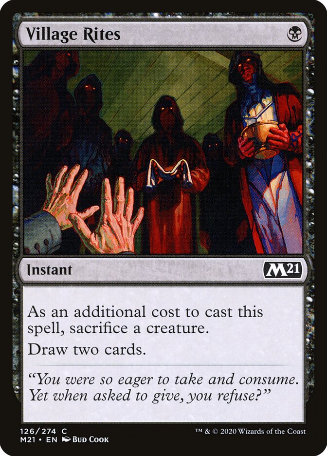 Village Rites · Core Set 2021 (M21) #126