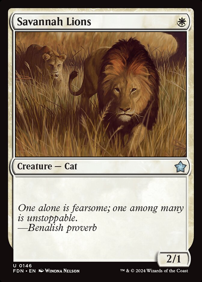 Savannah Lions · Foundations (FDN) #146