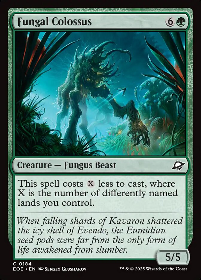 Fungal Colossus · Edge of Eternities (EOE) #184
