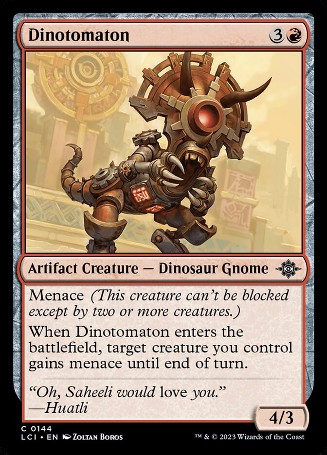 Dinotomaton · The Lost Caverns of Ixalan (LCI) #144