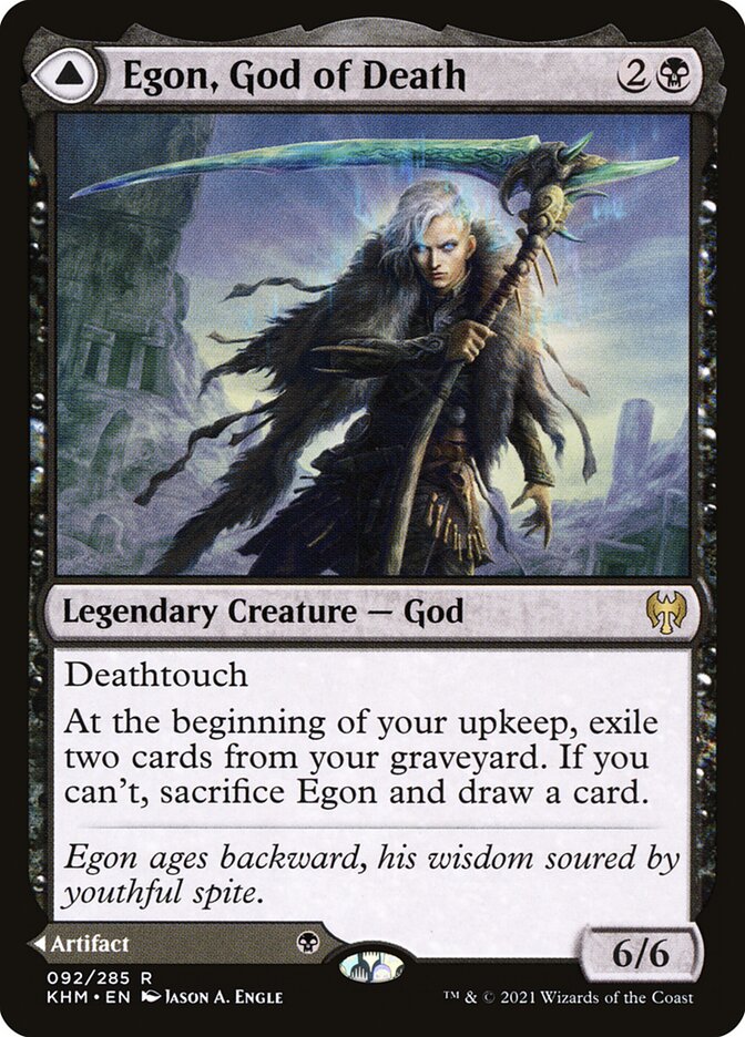 Egon, God of Death // Throne of Death · Kaldheim (KHM) #92