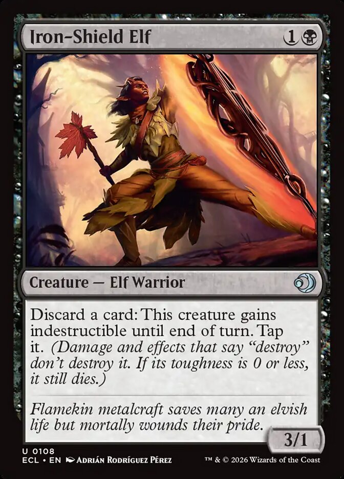 Iron-Shield Elf · Lorwyn Eclipsed (ECL) #108