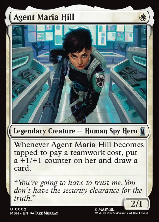 Agent Maria Hill · Marvel Super Heroes (MSH) #2