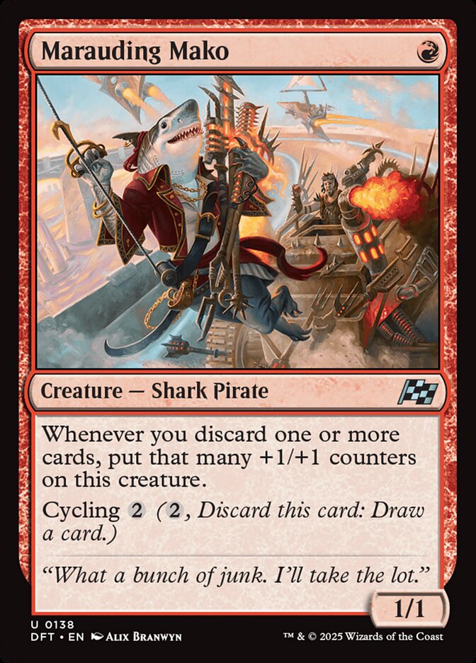 Marauding Mako · Aetherdrift (DFT) #138
